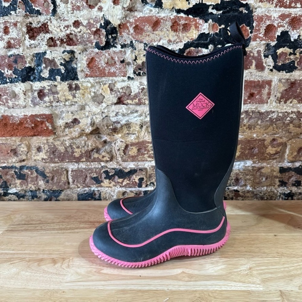 Muck Boot Company Hale Multi-Season Boots Black/Pink Womens 6